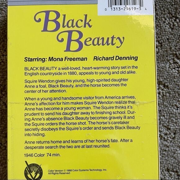 Film Classics Series “Black Beauty” 1946 VHS New in Packaging - Picture 4 of 7